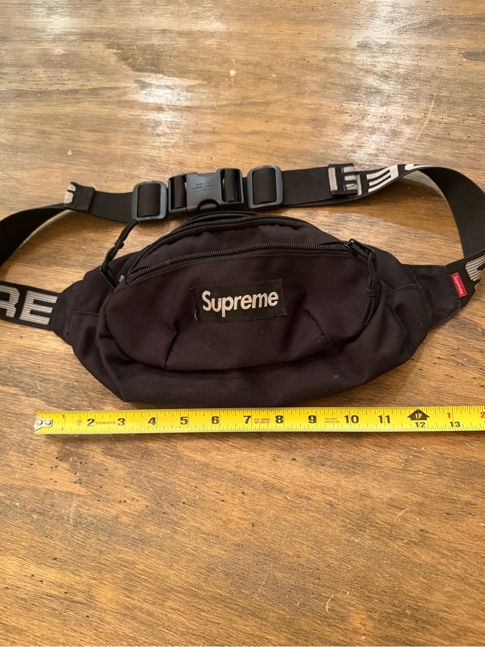 Supreme Waist /crossbody Bag (SS18) Black XL - Picture 14 of 16